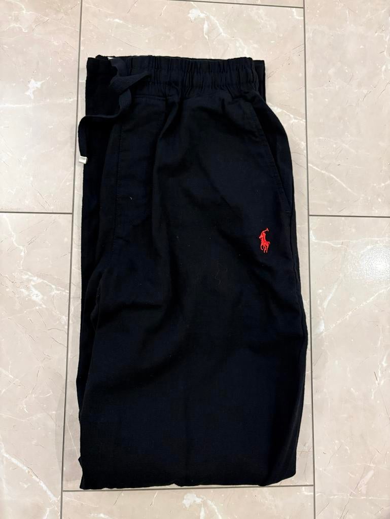 Polo Ralph Lauren Zwarte pantalon, Ophalen of Verzenden, Nieuw, Maat 52/54 (L), Zwart