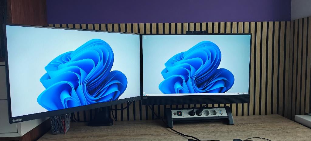 Lenovo 27 inch monitoren tbv thuiswerkplek, Ophalen, Gebruikt, 61 t/m 100 Hz, Quad HD (2K)