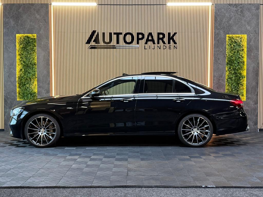 Mercedes-Benz E-klasse AMG 53 4MATIC+ BTW|PANO|BURMESTER|MAS, Automaat, Gebruikt, 11 km/l, Bedrijf