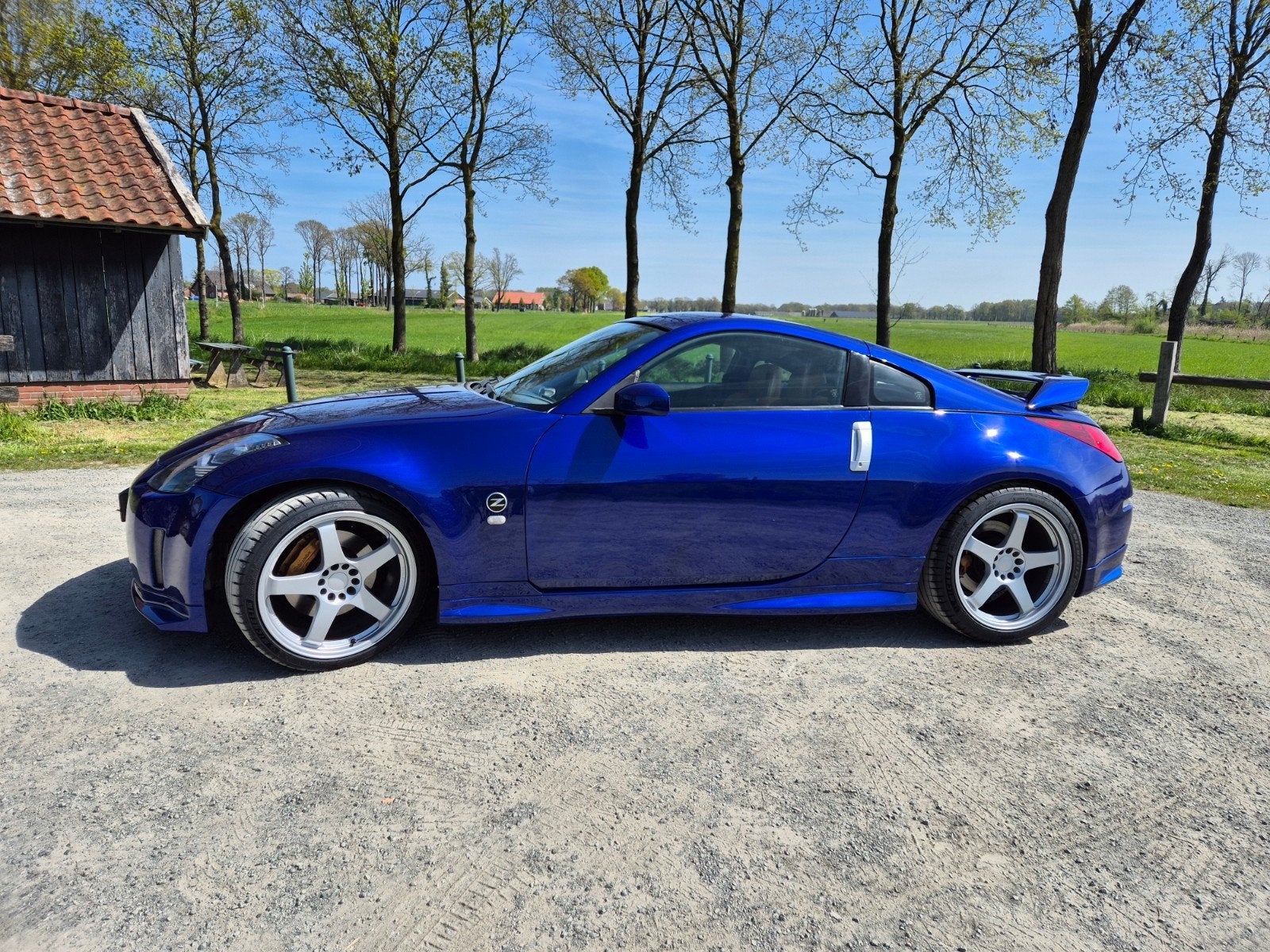 Nissan 350Z 3.5 V6 24V 2004 Blauw, 350Z, Achterwielaandrijving, Blauw, Handgeschakeld