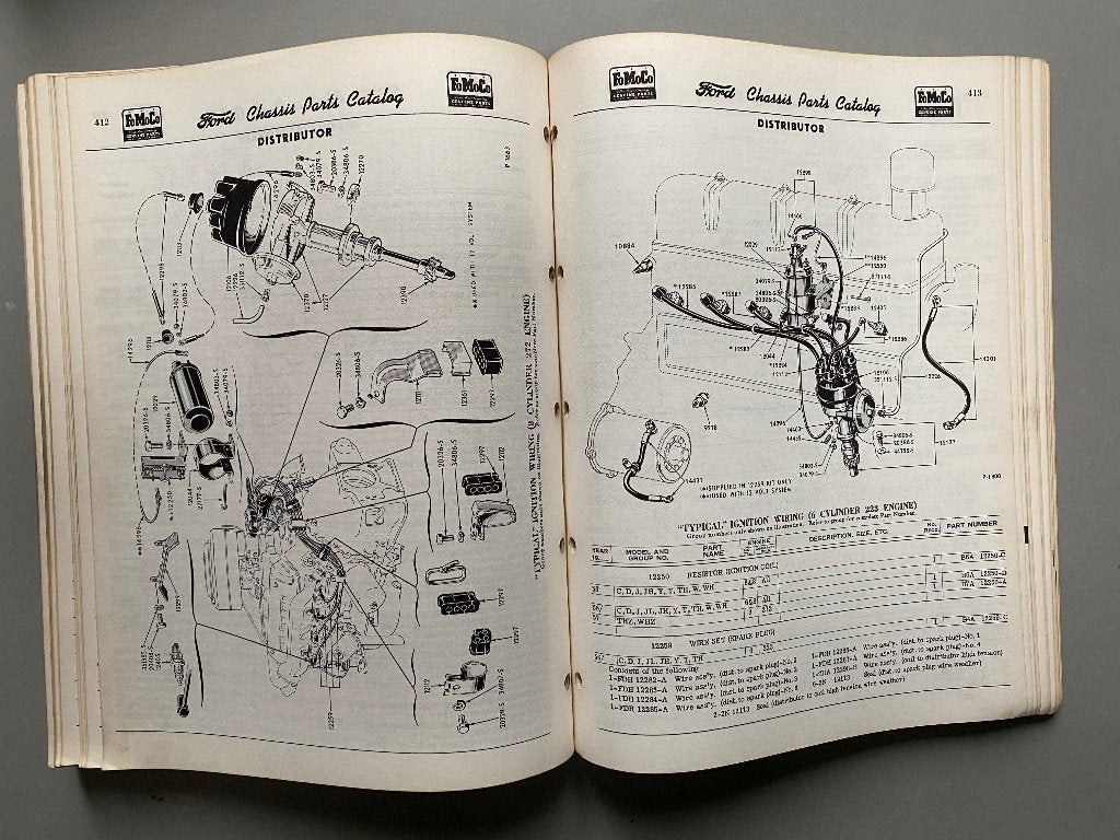 Part and accessoires catalog 1956-57 Ford serie 100 thru 600, Ophalen of Verzenden