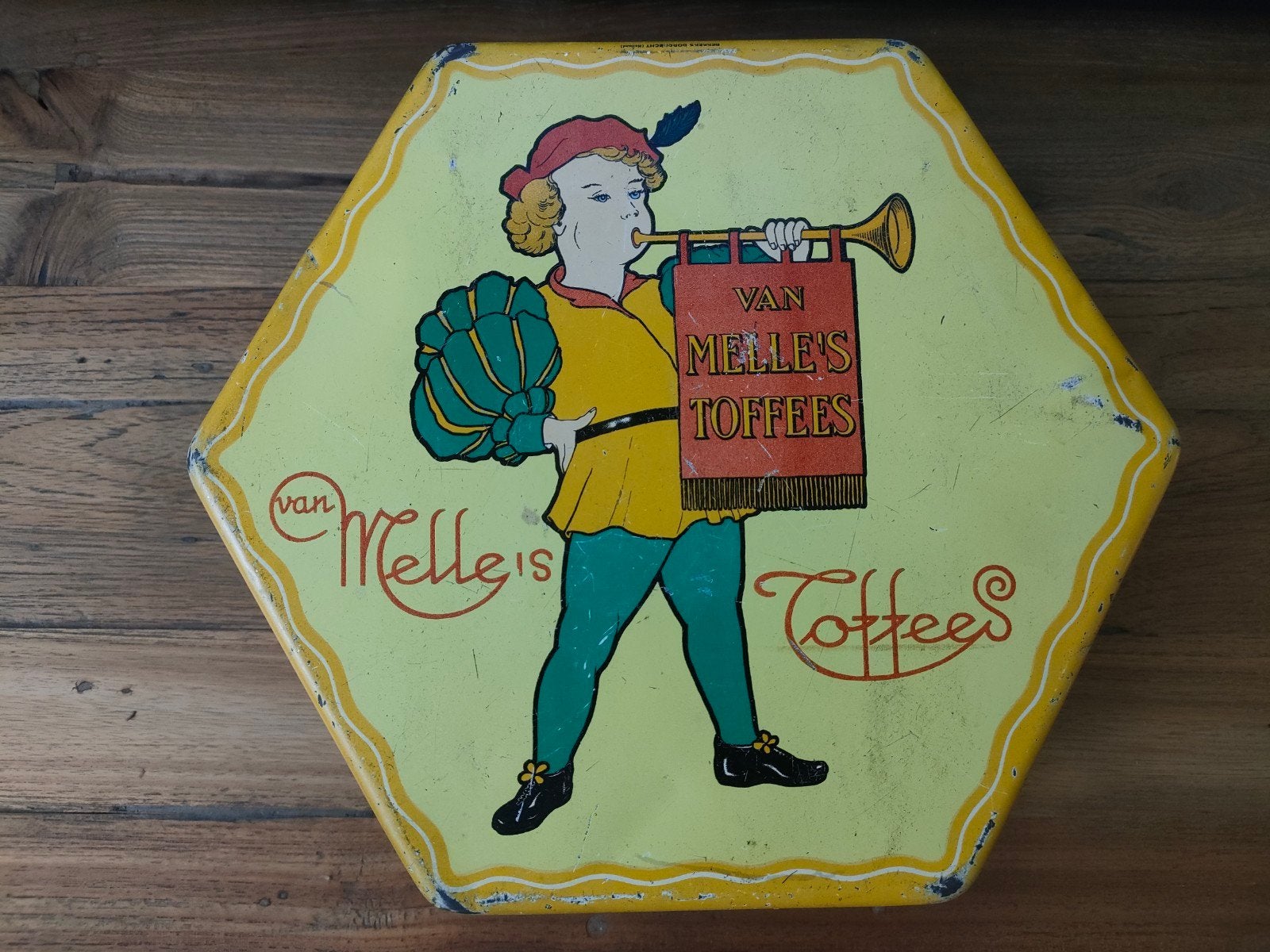 Van Melle's Toffees blik Breskens, Ophalen of Verzenden, Gebruikt, Overige