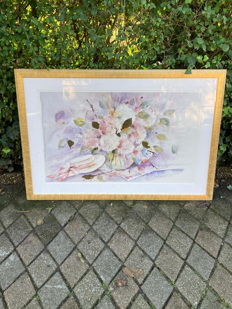 Gesigneerd Bloemenstilleven Schilderij - Jan Kooistra, Antiek en Kunst, Ophalen