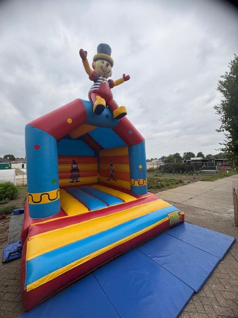 Gezellig springkussen Clown te huur, Ophalen, Zo goed als nieuw, Overige