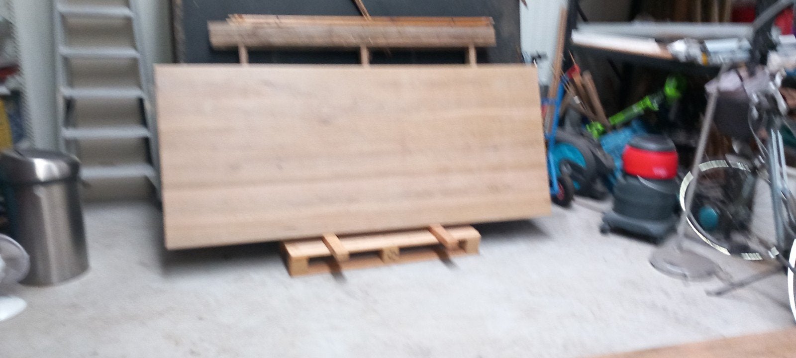 eiken tafel blad 180x 90 verjongd. dikte 4 cm, Huis en Inrichting, Ophalen of Verzenden, Rechthoekig, 150 tot 200 cm, 50 tot 100 cm