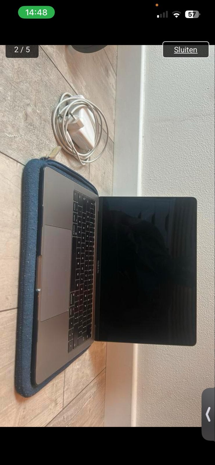 MacBook Pro 2017 - Uitstekende Batterij - Weinig Gebruikt, 2 tot 3 Ghz, Qwerty, 13 inch, Zo goed als nieuw
