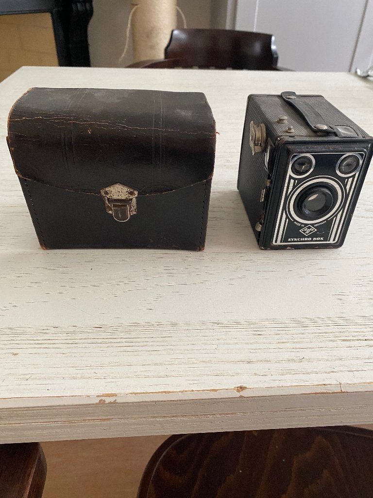 Antieke fotocamera Agfa, Audio, Tv en Foto, Ophalen of Verzenden, Gebruikt, Compact, Overige Merken