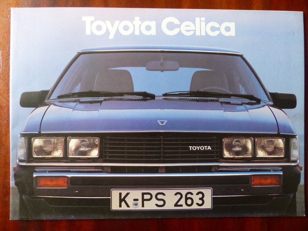 Toyota Celica 1980 1981 brochure, Verzenden, Zo goed als nieuw, Toyota