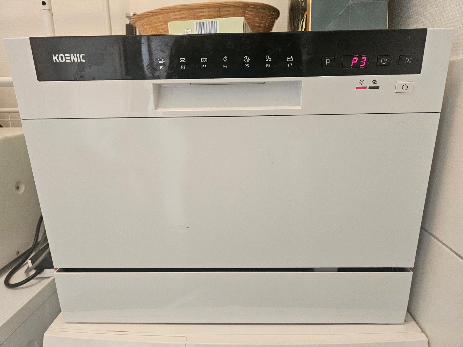 Koenic compacte vaatwasser - Ideaal voor kleine ruimtes, Ophalen, Gebruikt, Minder dan 10 liter, Vrijstaand