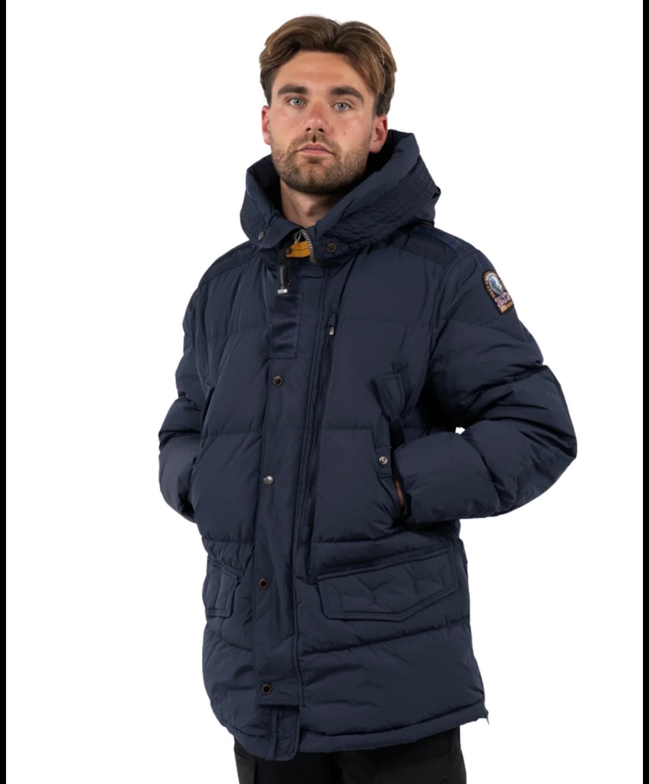 Parajumpers winterjas heren blauw xxl, Kleding | Heren, Jassen | Winter, Ophalen of Verzenden, Zo goed als nieuw, Overige maten