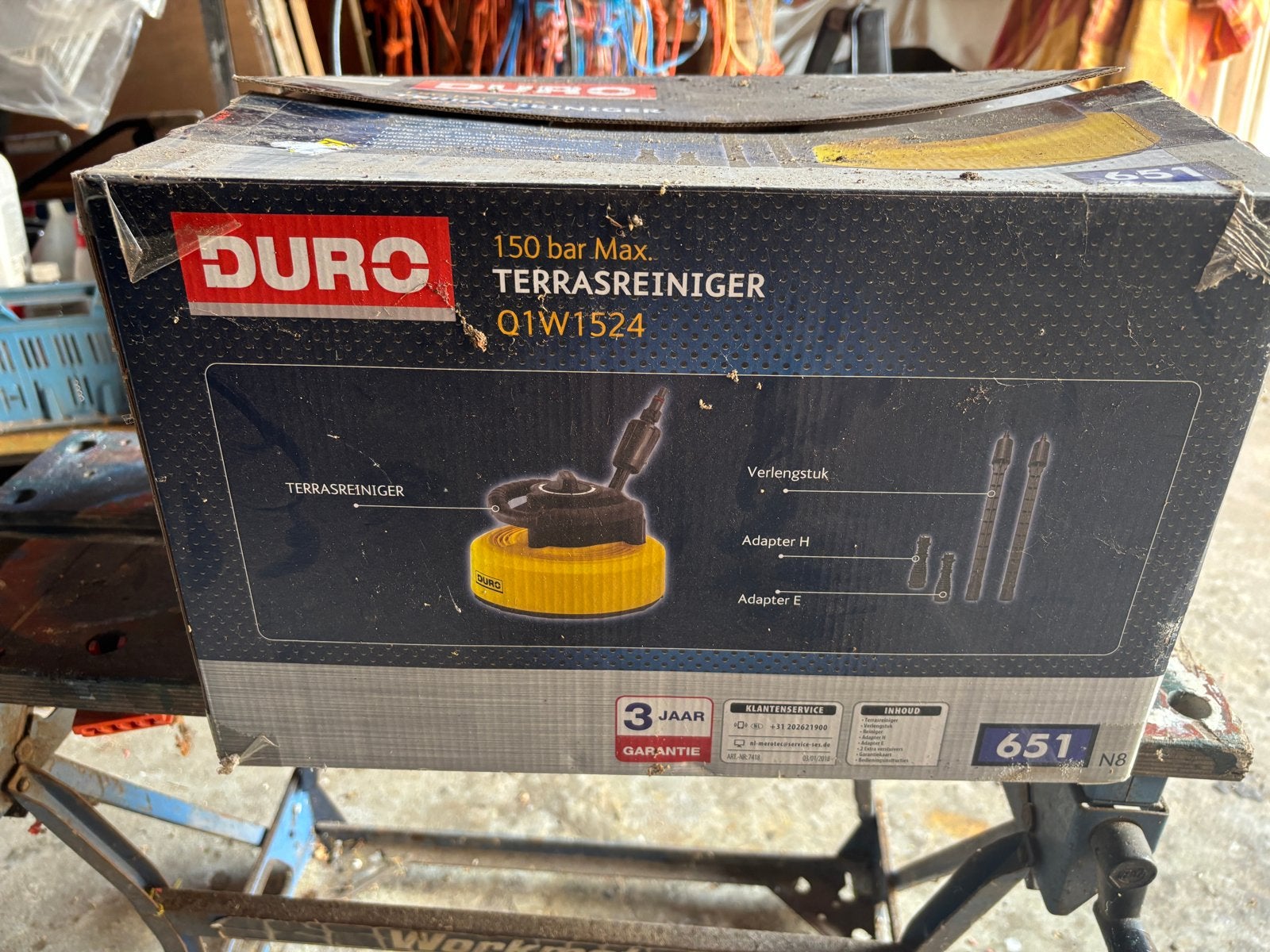 Duro Terrasreiniger Q1W1524 - Max 150 bar, Ophalen, Nieuw, Overige typen