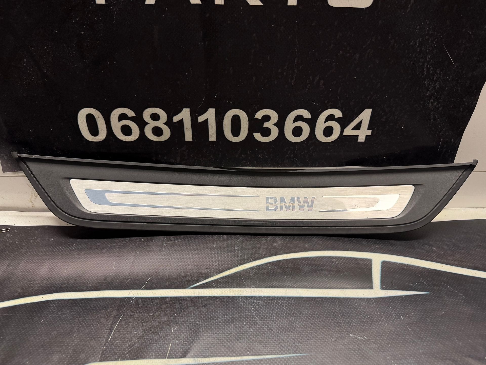 BMW 5 Serie G30 G31 Instaplijst Rechts Achter 51477381330, Auto-onderdelen, Carrosserie en Plaatwerk, BMW, Rechts, Gebruikt, Ophalen of Verzenden