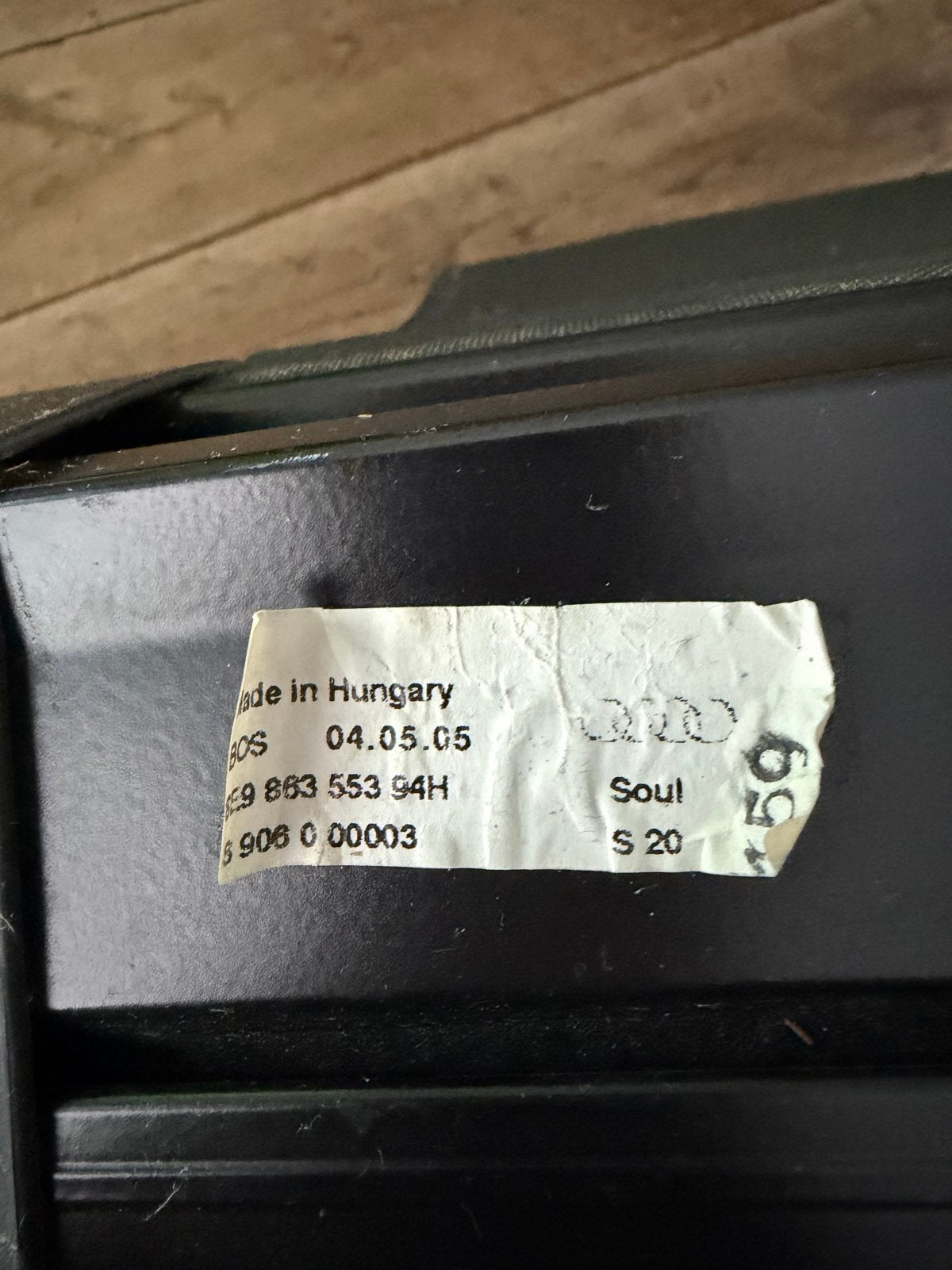 Audi A4 (2005) Kofferbak Scherm - Bagageafdekking, Ophalen, Gebruikt, Achterklep, Audi