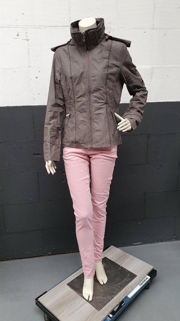 Gaastra tussenjas, grijze ramie jas, maat M. S25, Kleding | Dames, Jassen | Winter, Tweedehands verkoop, Ophalen of Verzenden