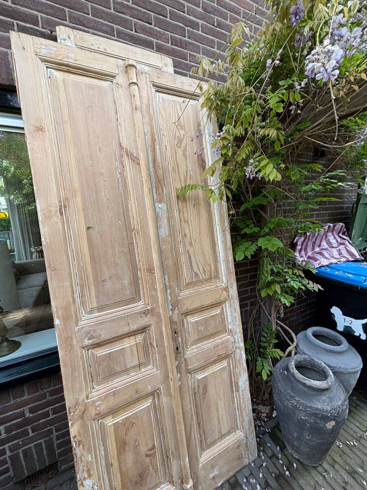 Oude paneeldeuren kastdeuren, Ophalen