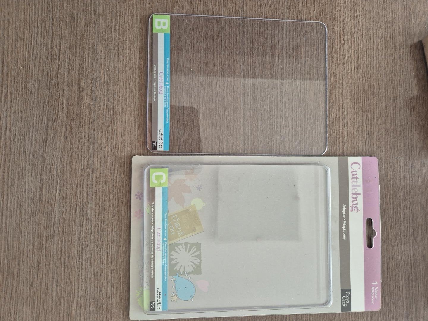 Cuttlebug platen & adapter - provo craft, Ophalen of Verzenden, Gebruikt, Cuttlebug