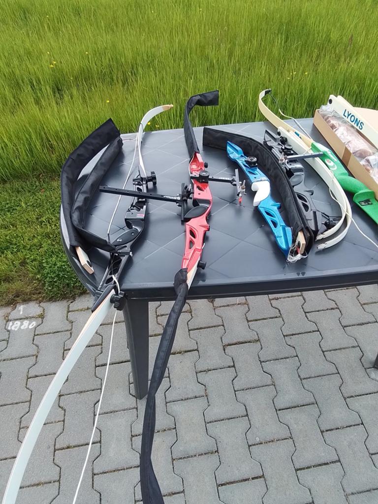 Recurve bogen, Ophalen, Gebruikt