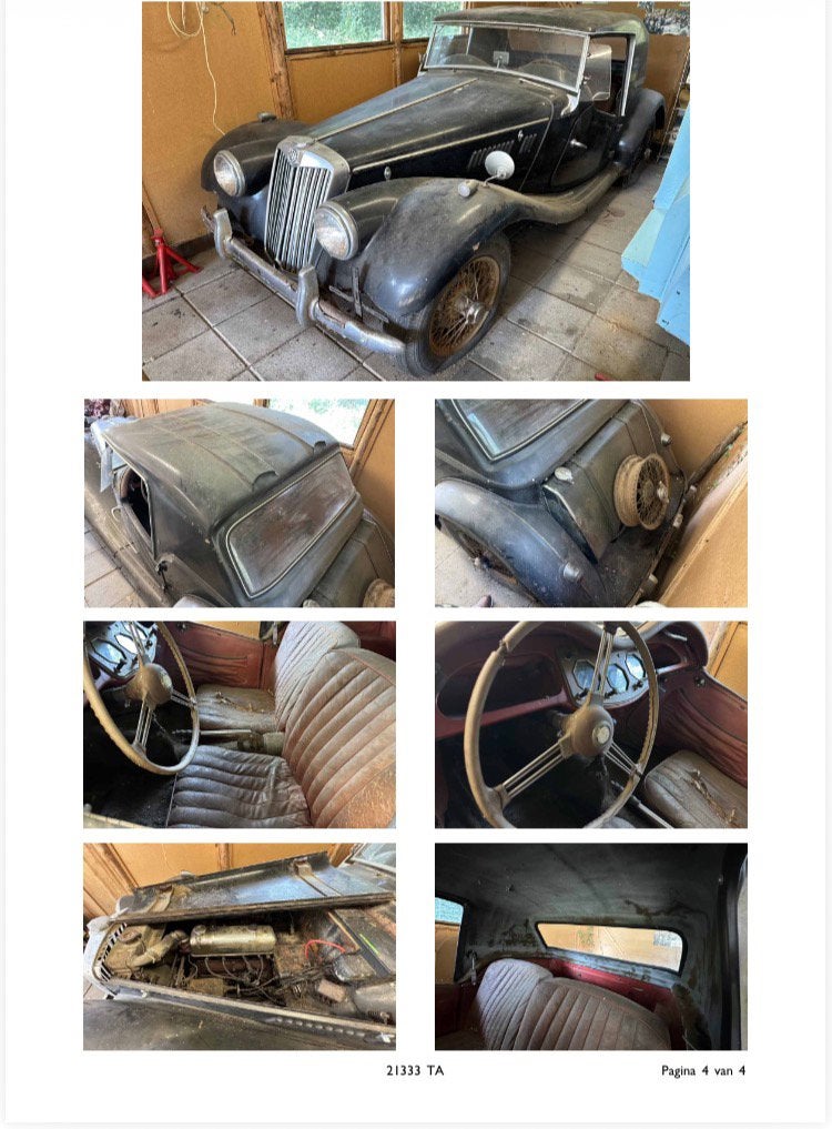 MG TF, Achterwielaandrijving, 4 cilinders, Cabriolet, Zwart