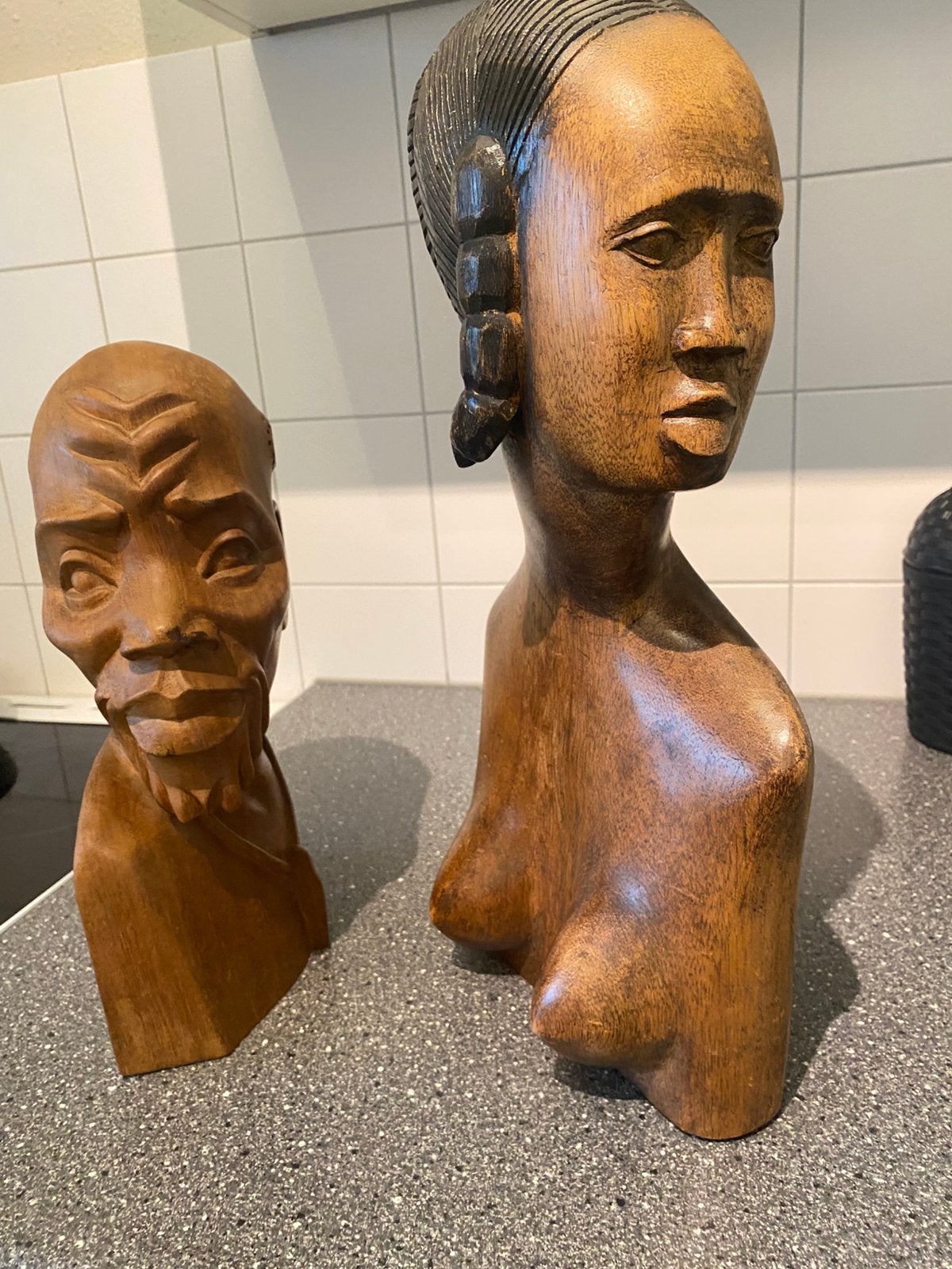 Houtsnijwerk tanzania 45cm, Antiek en Kunst, Ophalen of Verzenden