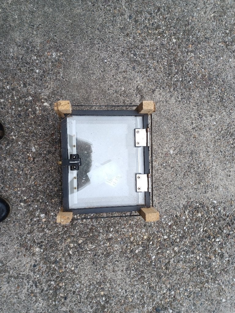 partij 12 stuks hardglazen valraam / wc raam 31.7 x 26.9, Doe-het-zelf en Verbouw, Glas en Ramen, Ophalen, Gevelraam of Ruit, Minder dan 80 cm