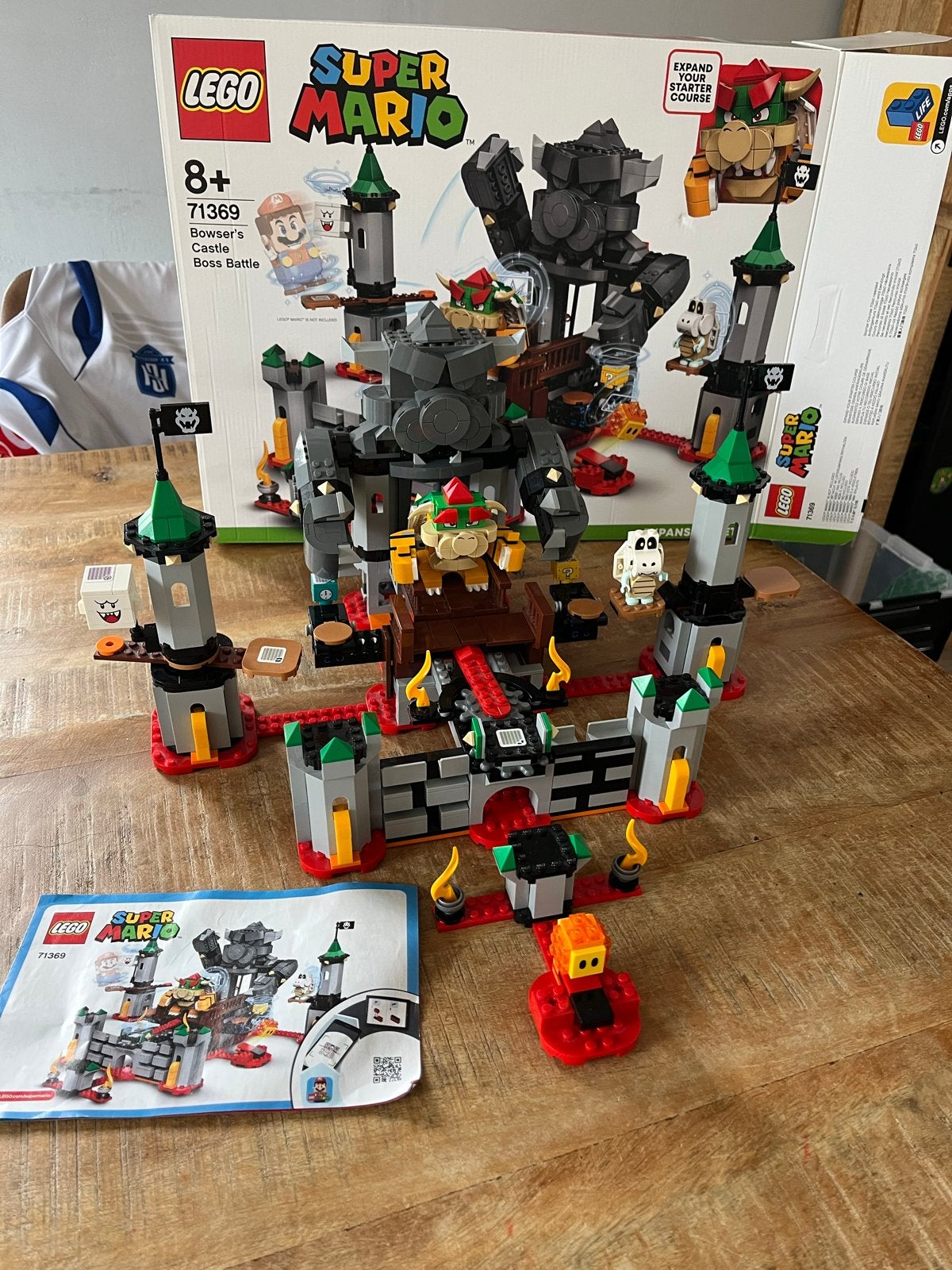 LEGO Super Mario 71369 Bowser's Kasteel Baasgevecht, Ophalen of Verzenden, Gebruikt