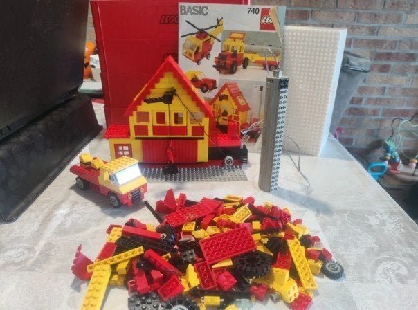 Lego Basic set 740, Gebruikt, Overige thema's, Lego, Ophalen of Verzenden