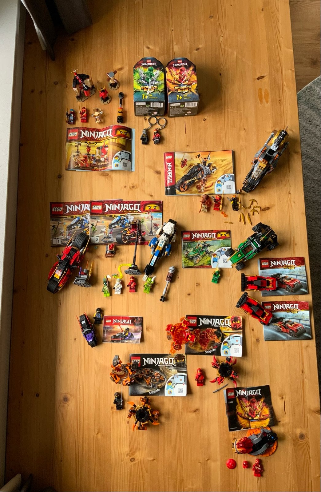 Grote collectie LEGO Ninjago sets en minifiguren, Gebruikt, Lego, Ophalen of Verzenden, Compleet