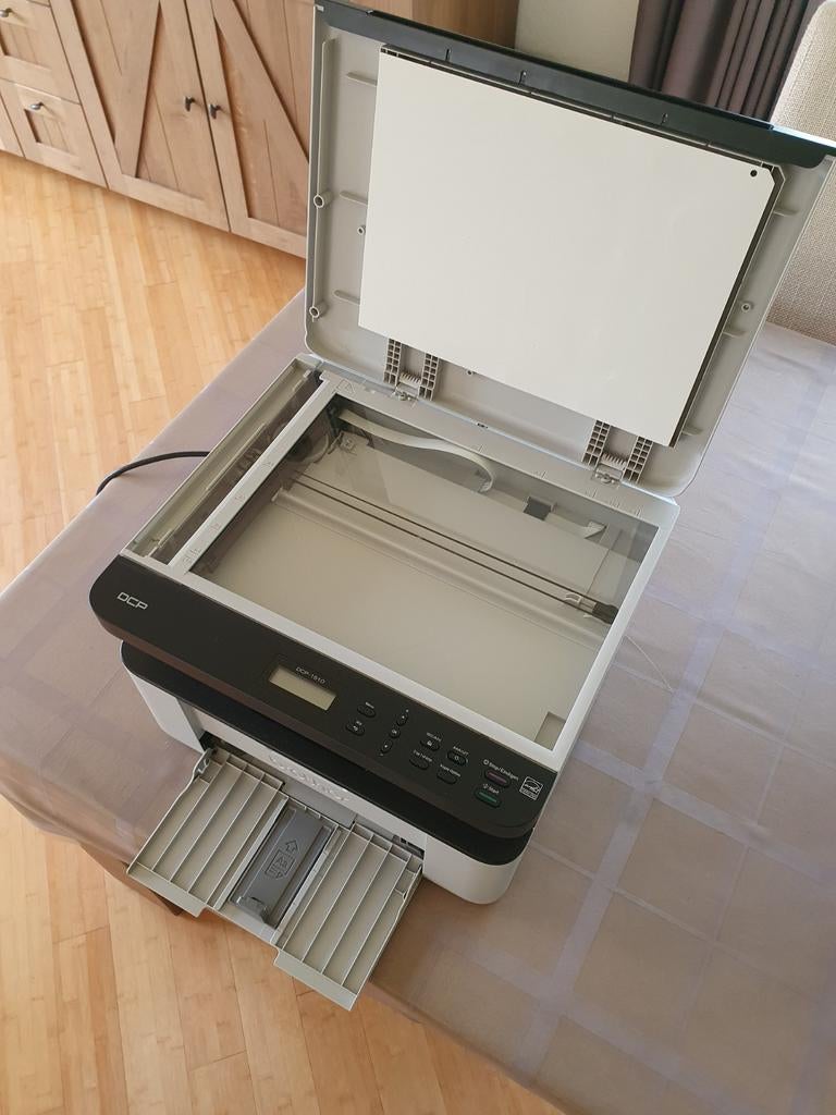Brother DCP-1510 all-in-one zwart-wit copier printer scanner, Computers en Software, Printers, Ophalen of Verzenden