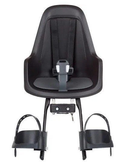 BOBIKE go mini fietsstoeltje voor urban zwart *~~nieuw~~*, Ophalen of Verzenden, Nieuw, Voorzitje, Voetsteuntjes