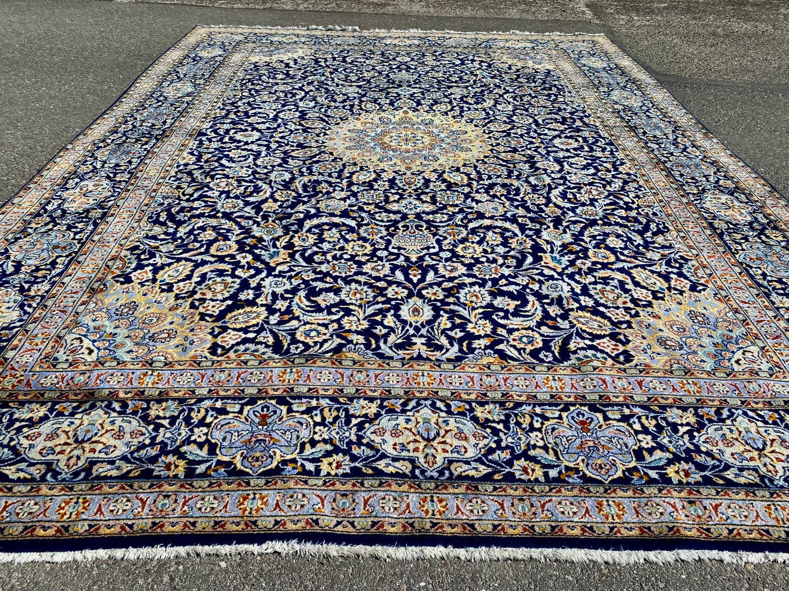 Mooi origineel handgeknoopt perzisch kashan ., Huis en Inrichting, Stoffering | Tapijten en Kleden, ., 200 cm of meer, Ophalen of Verzenden