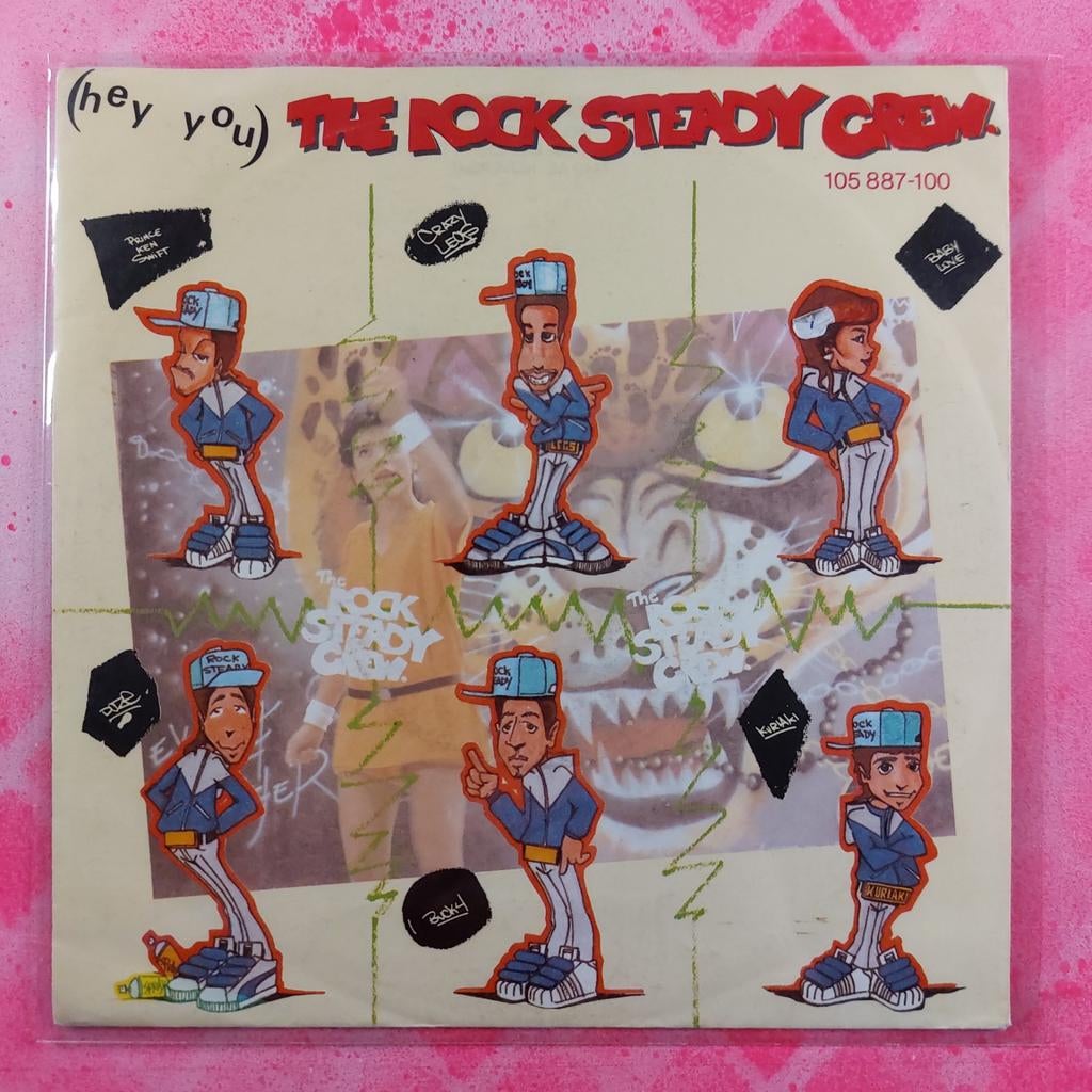 Rock Steady Crew Hey you single.                      Star45, Cd's en Dvd's, Vinyl Singles, Inclusief binnenhoes, Ophalen of Verzenden