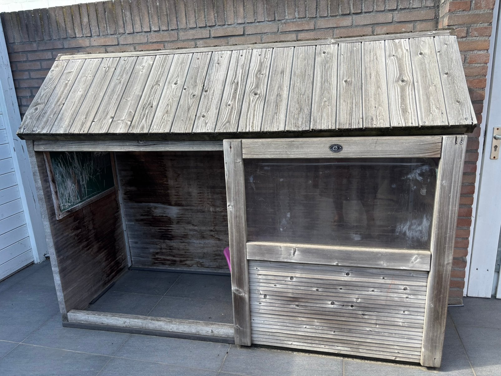 Gratis Houten speelhuis tuin, Ophalen, Gebruikt, Hout