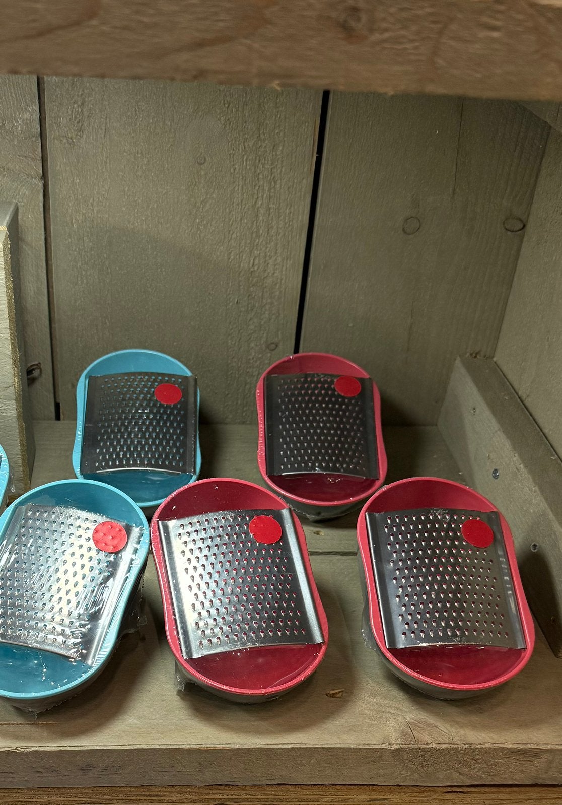 Partij kaasraspen, Ophalen, Nieuw, Blauw