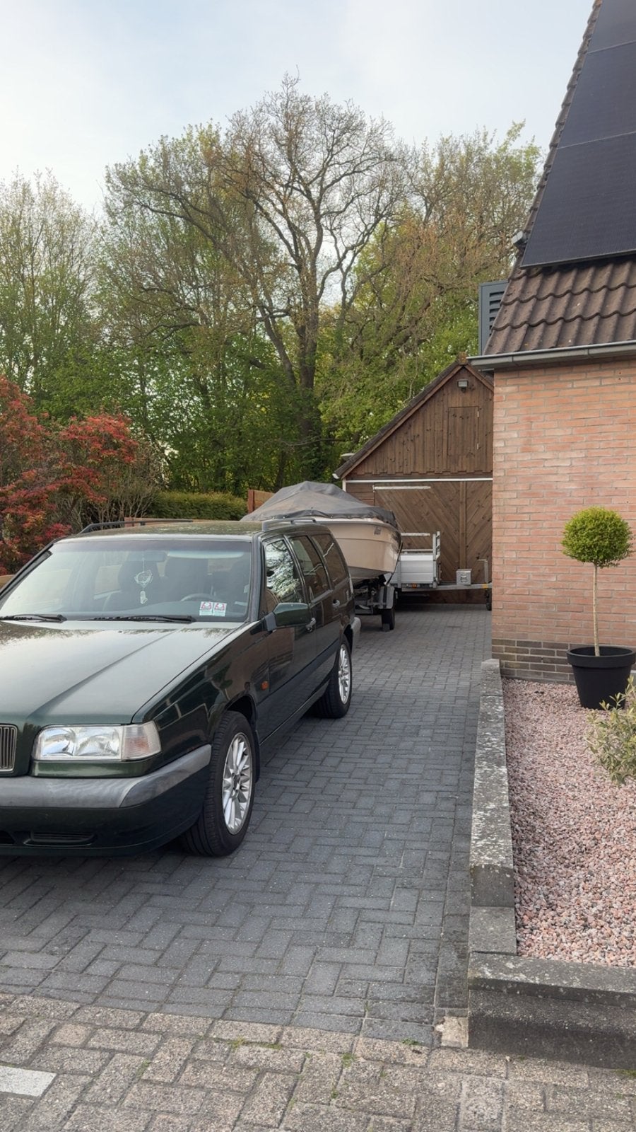 Volvo 850 2.5 I 1995 Groen, Auto's, Voorwielaandrijving, Cruise Control, Leder en Stof, Origineel Nederlands