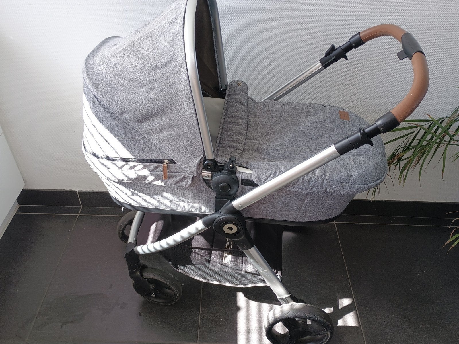 Complete Kinderwagen Set: Qute Combiwagen met Joie Autostoel, Overige merken, Gebruikt, Ophalen of Verzenden, Combiwagen