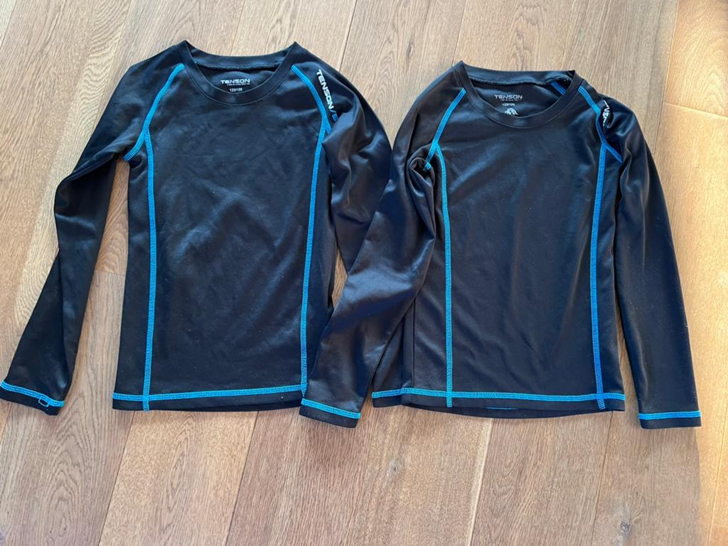 2 Tenson Ondershirts Maat 122/128, Ophalen of Verzenden, 100 tot 140 cm, Kleding, Overige merken