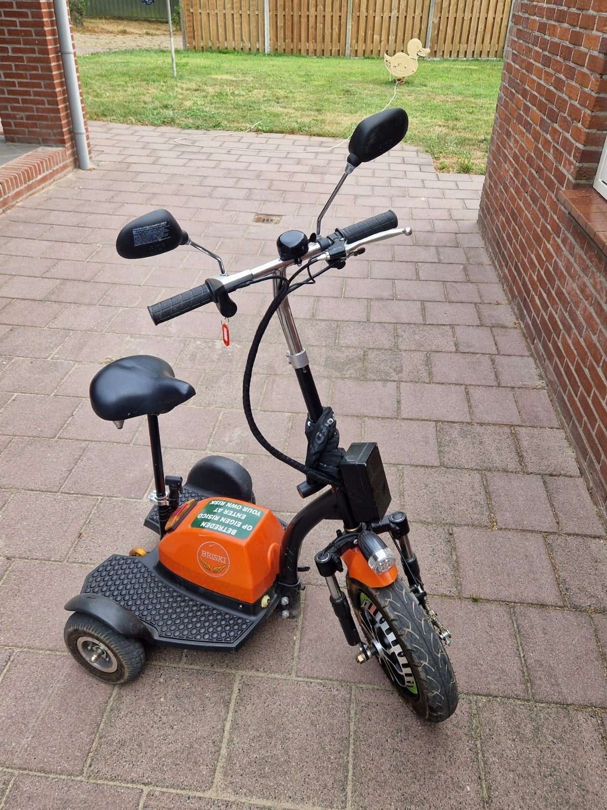 briski scootmbiel, Ophalen of Verzenden, 16 t/m 25 km, 16 km/u of meer