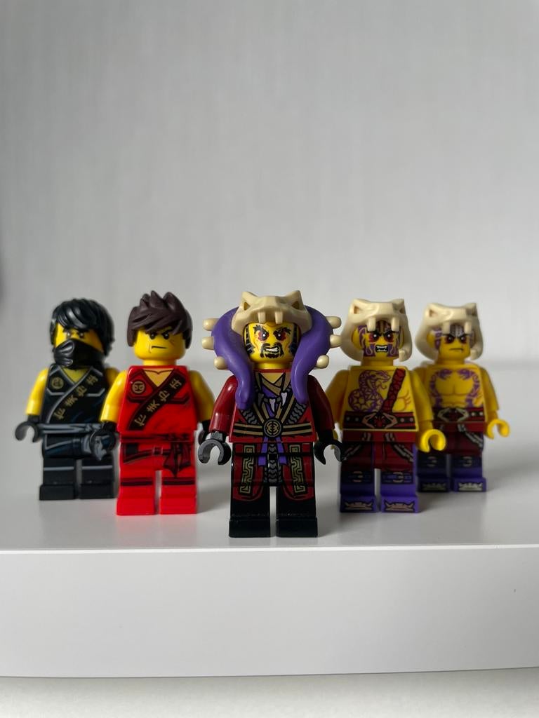 Lego Ninjago Master Chen, Kai, Cole & meer, Ophalen, Zo goed als nieuw, Losse stenen, Lego Primo