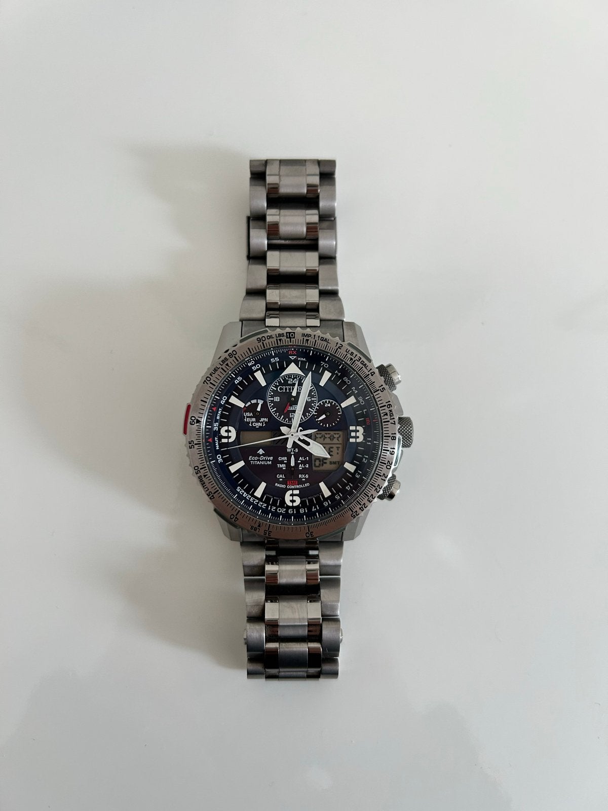Citizen Promaster Skyhawk JY8100-80L - Zeer goede staat, Ophalen, Overige materialen, Overige materialen, Zo goed als nieuw