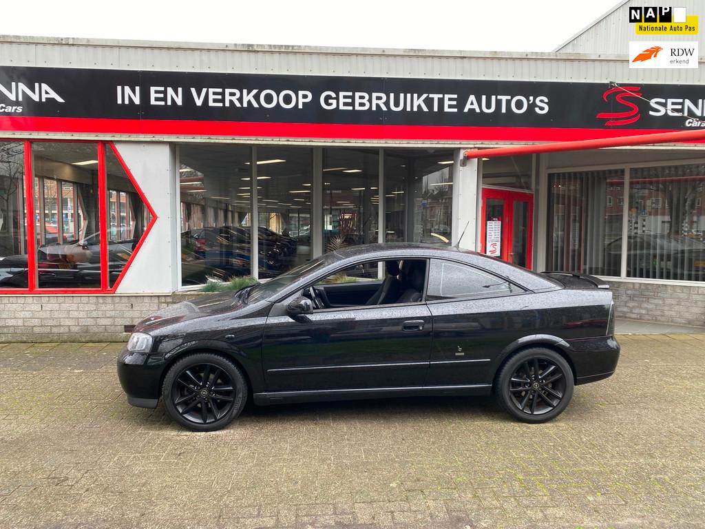 Opel Astra Coupé 2.2-16V - Full Black Edition - Inruil Mog, Auto's, Opel, Bedrijf, Te koop, Astra, ABS, Airbags, Airconditioning