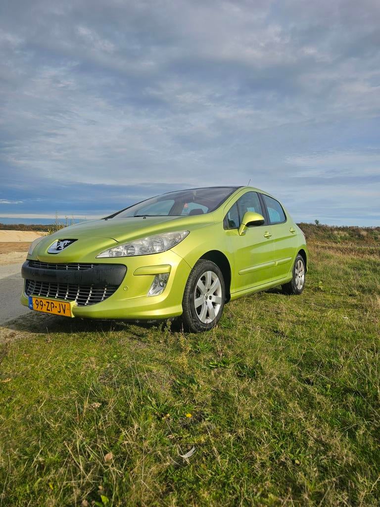Peugeot 308 1.6 VTI 16V 5-DRS 2008 Groen, Auto's, Peugeot, Voorwielaandrijving, 4 cilinders, 1650 kg, Origineel Nederlands