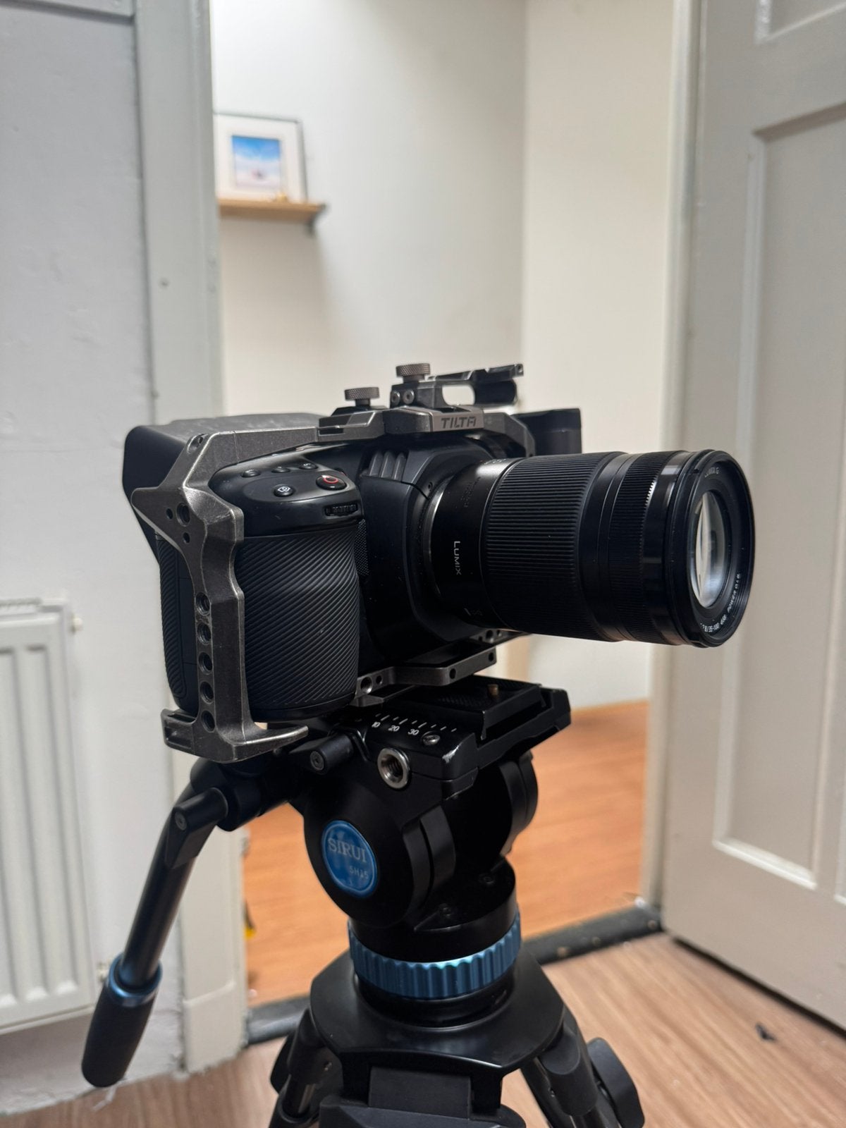 Blackmagic Pocket Cinema Camera 4k+Lumix 12-35mm & 35-100mm, Audio, Tv en Foto, Overige merken, Overige soorten, Zo goed als nieuw