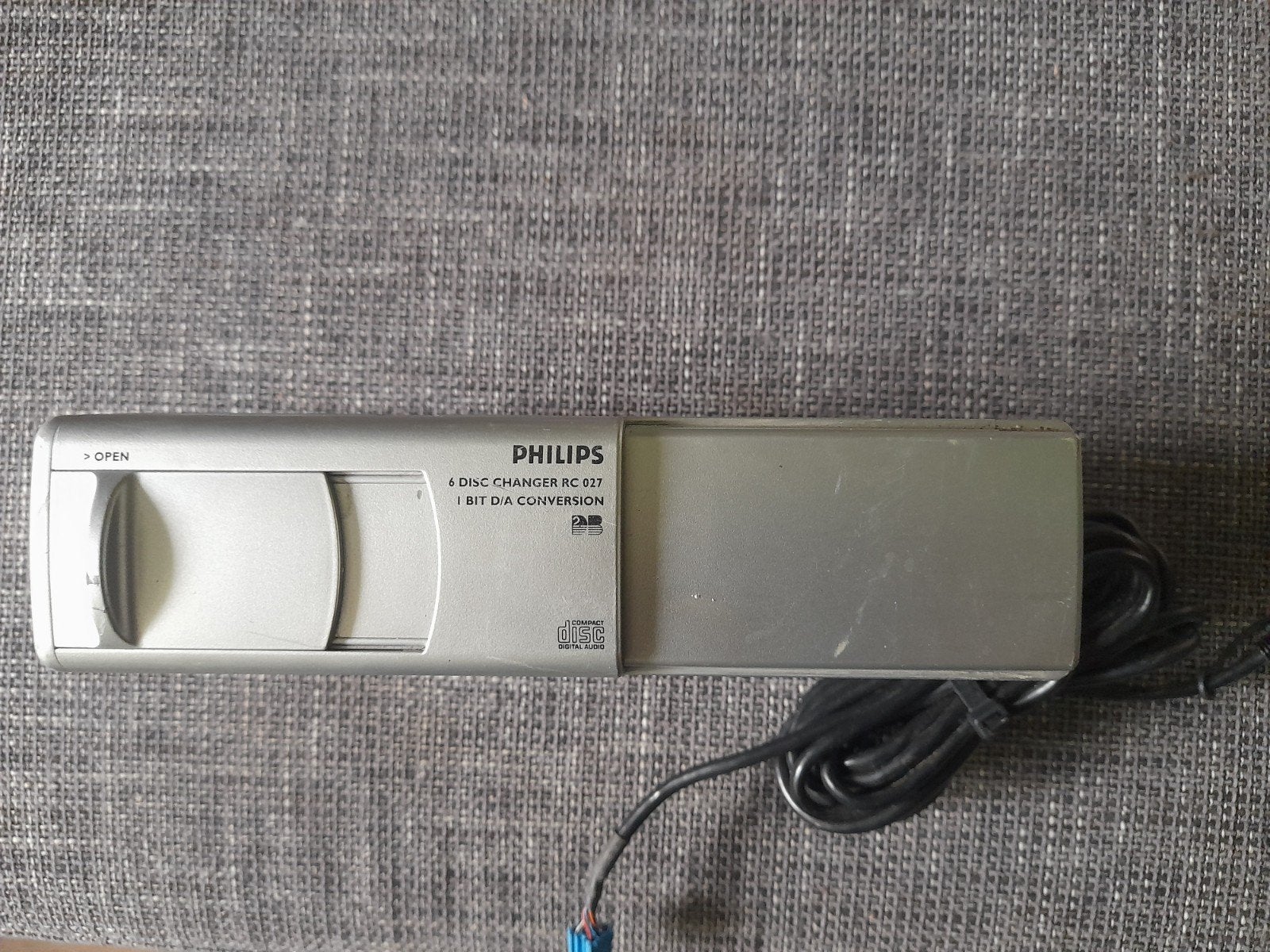 Philips 6 CD Wisselaar RC 027 voor Autoradio/Cassette, Ophalen of Verzenden, Gebruikt