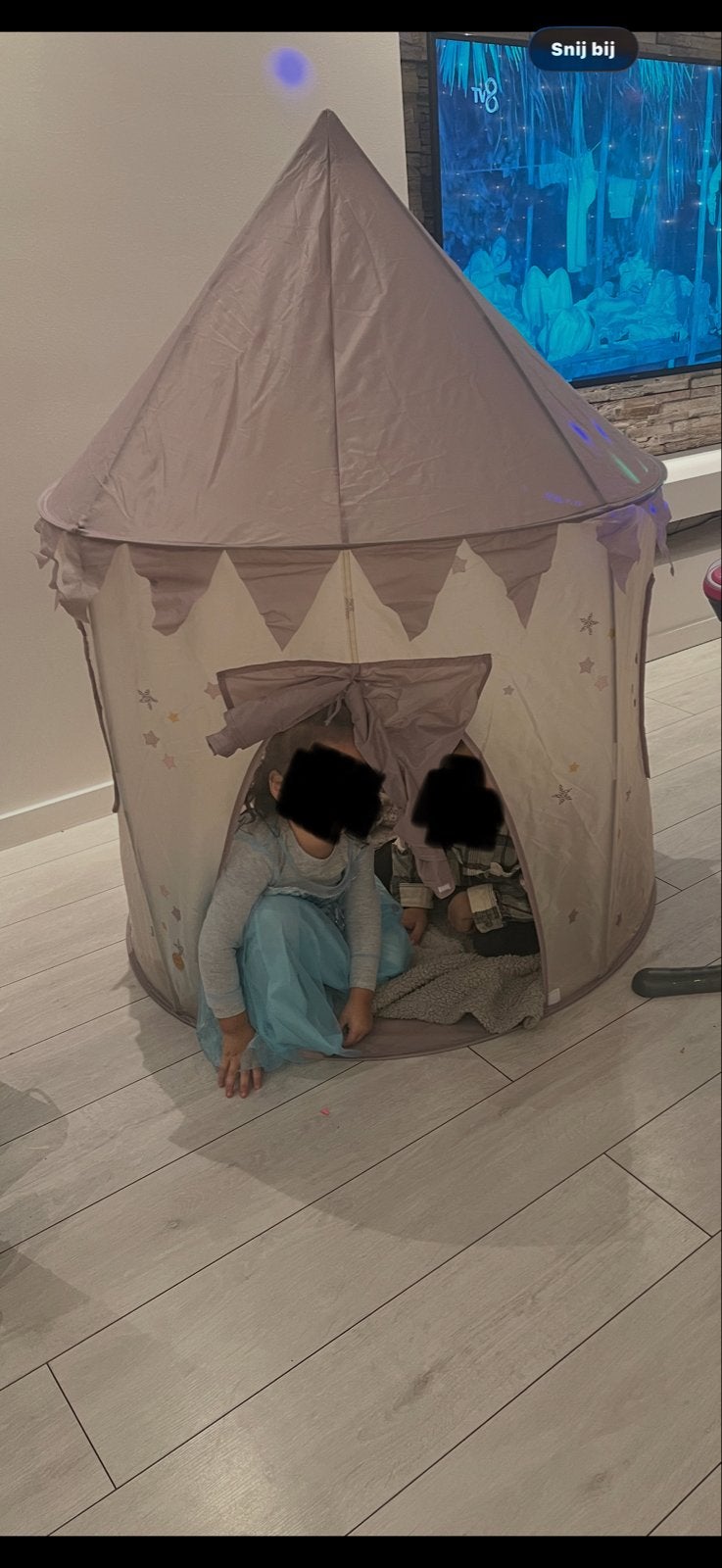 Speeltent kasteel Petite Amelie Lara roze zo goed als nieuw, Kinderen en Baby's, Ophalen, Zo goed als nieuw