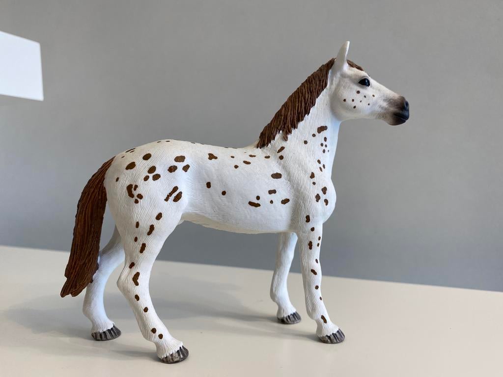 Schleich Appaloosa Hengst ~ 42433, Ophalen of Verzenden, Zo goed als nieuw, Paard, Beeldje of Figuurtje