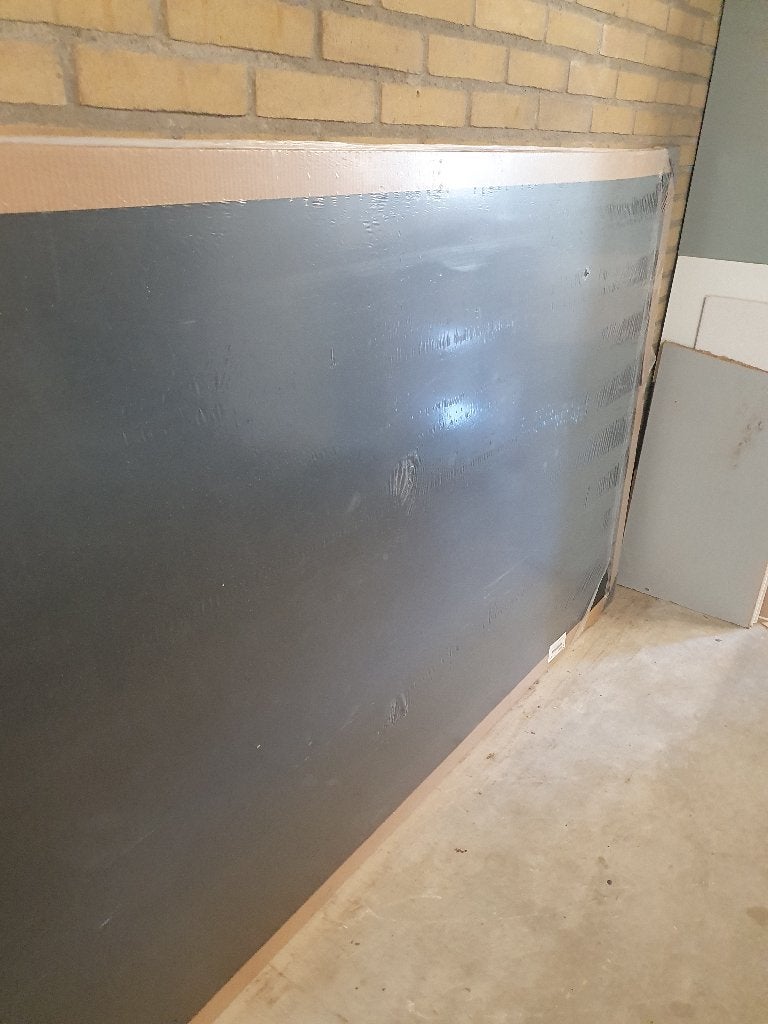 gloednieuw aanrechtblad. 3004x119,5. zwart betonlook, Huis en Inrichting, Keuken | Keukenelementen, Ophalen, Nieuw, 200 cm of meer