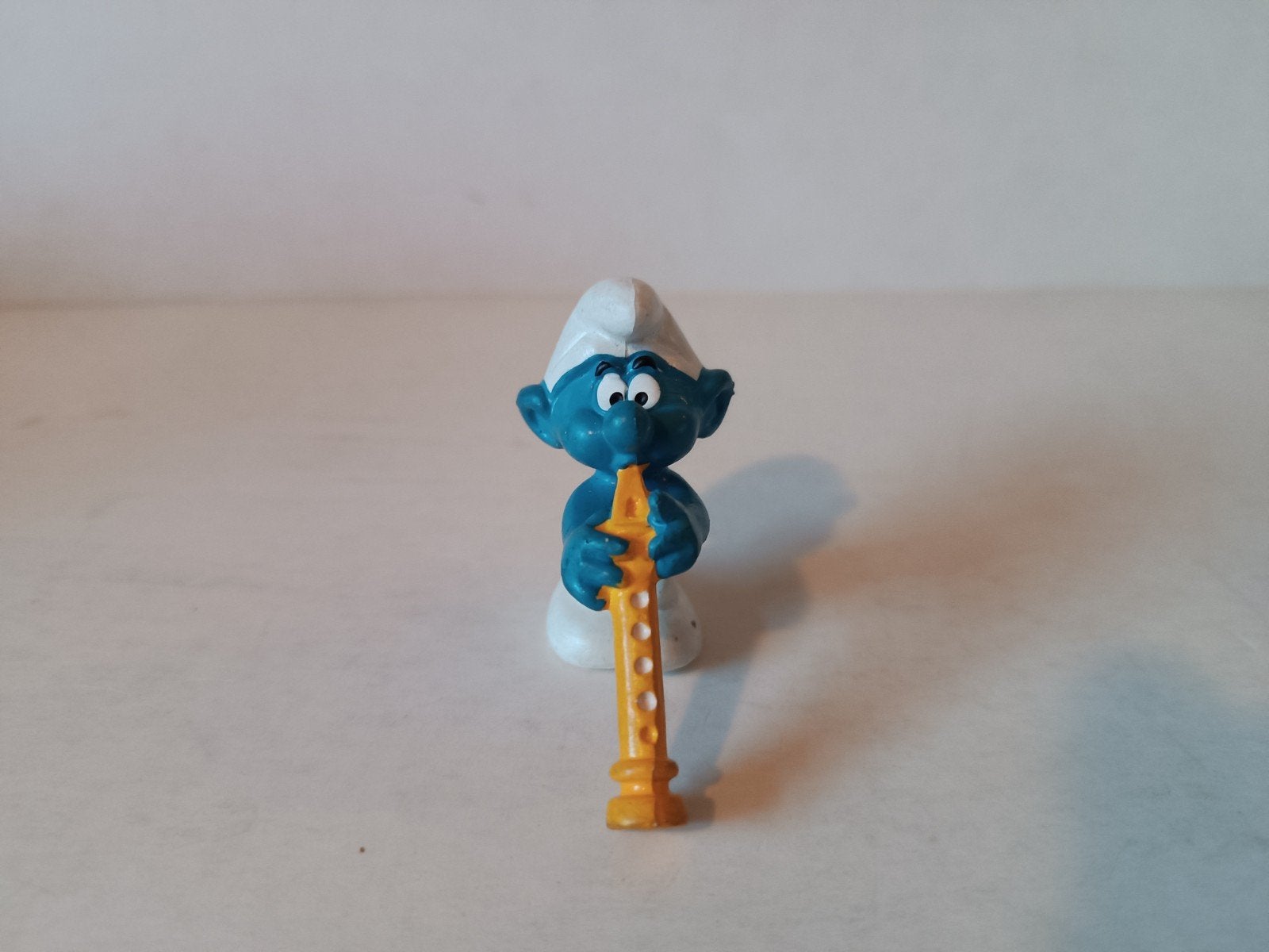 Schleich Smurfen Collectie: Klarinet Smurf, Ophalen of Verzenden, Gebruikt, Overige Smurfen, Poppetje, Figuurtje of Knuffel