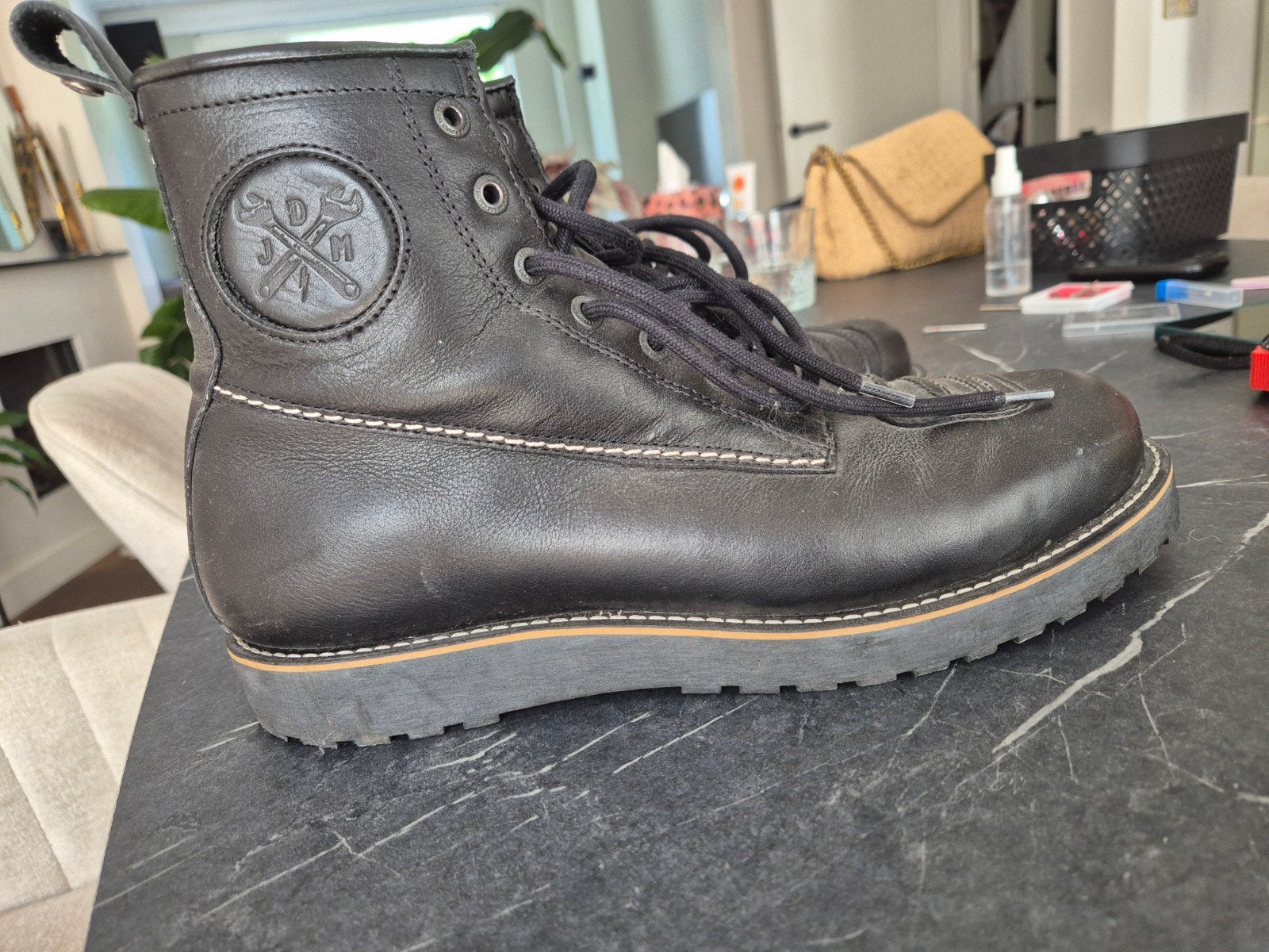 John Doe Motorlaarzen Zwart Maat 43, Motoren, Kleding | Motorkleding, Ophalen of Verzenden