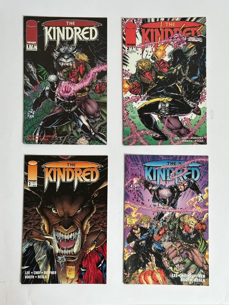 The Kindred comics # 1-4, Complete serie of reeks, Ophalen of Verzenden, Zo goed als nieuw, Amerika