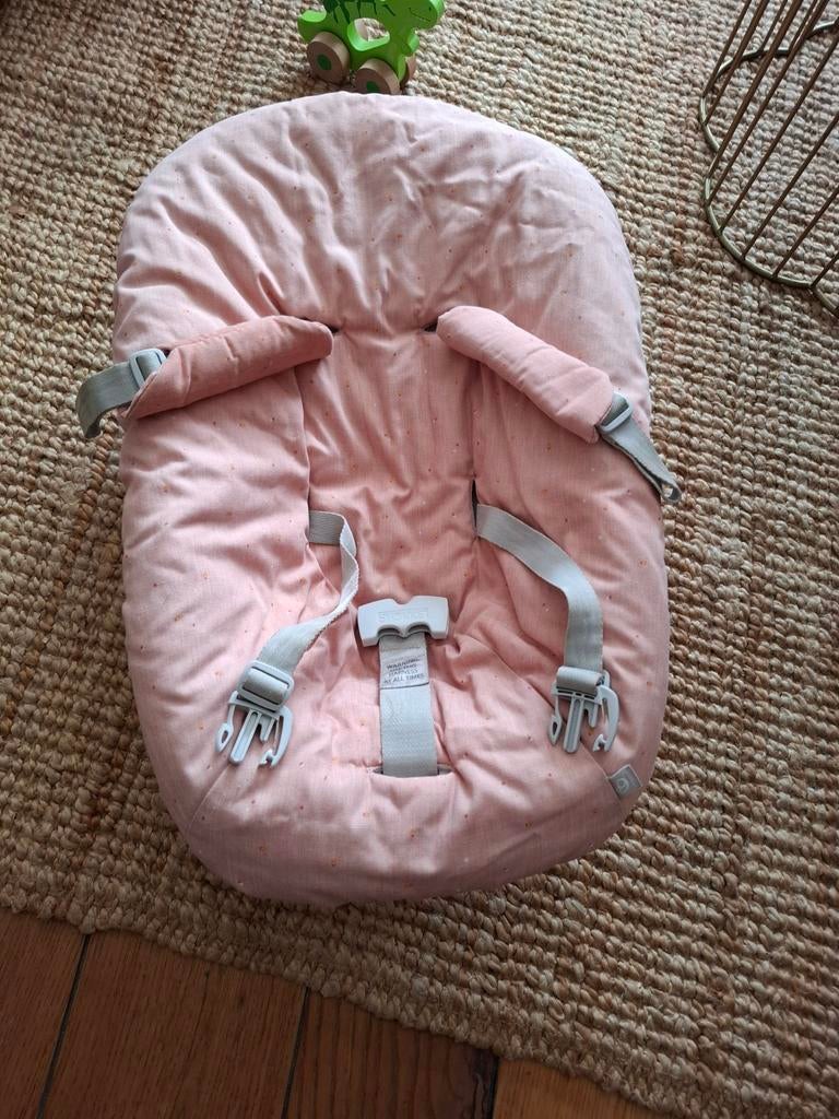 Stokke Tripp Trapp Baby Set Kussen Roze met Gordel, Ophalen, Gebruikt, Overige typen, Gordel(s)